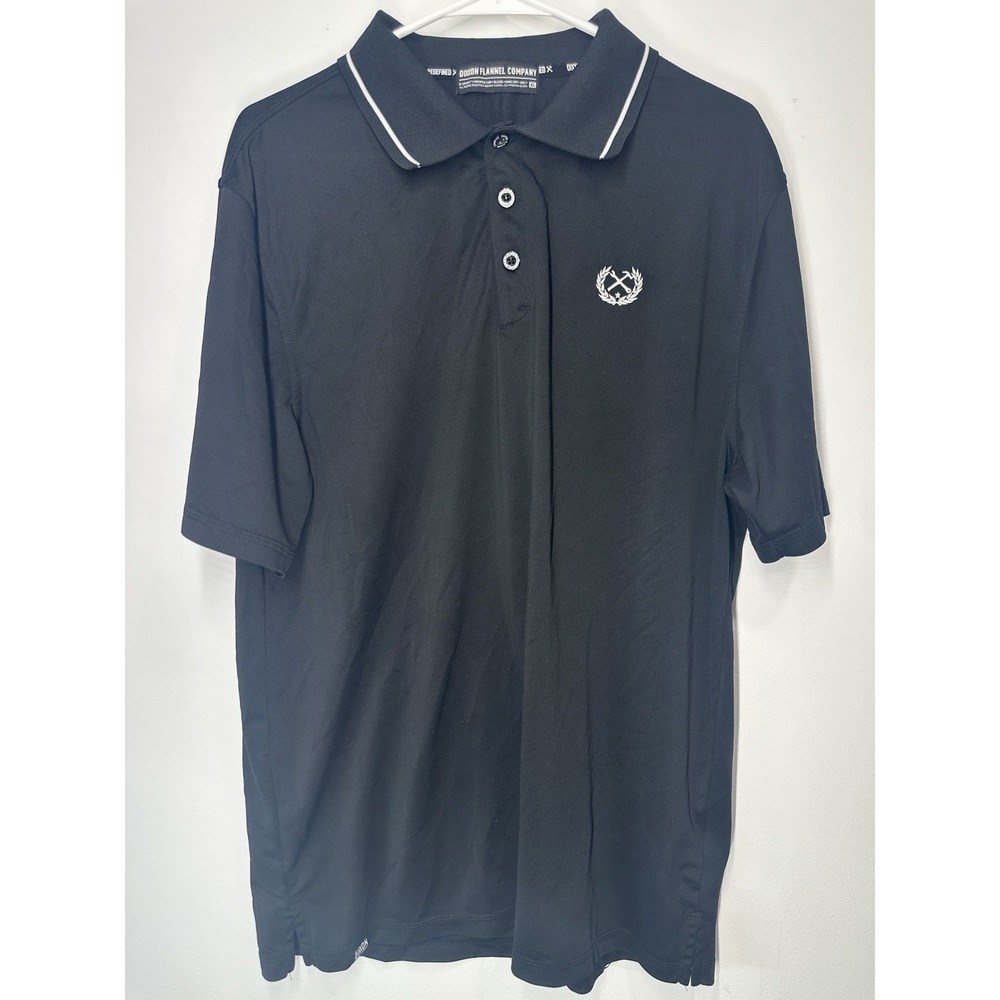 Dixxon Flannel D-Sport Proprietary Blend Polo Shirt Black Performance Men's XL